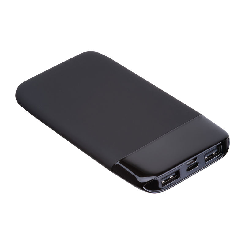 8000 mAh powerbank világító logóval